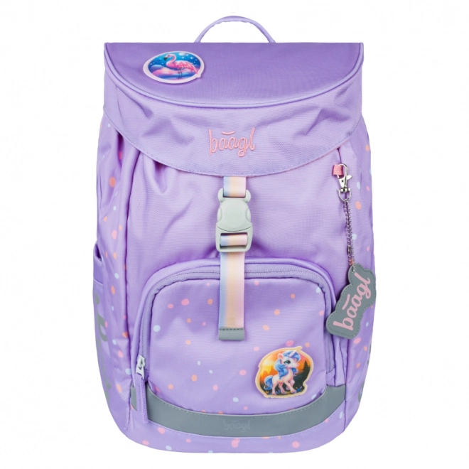 Baagl School Set Airy Pets: Backpack, Pencil Case, Shoe Bag