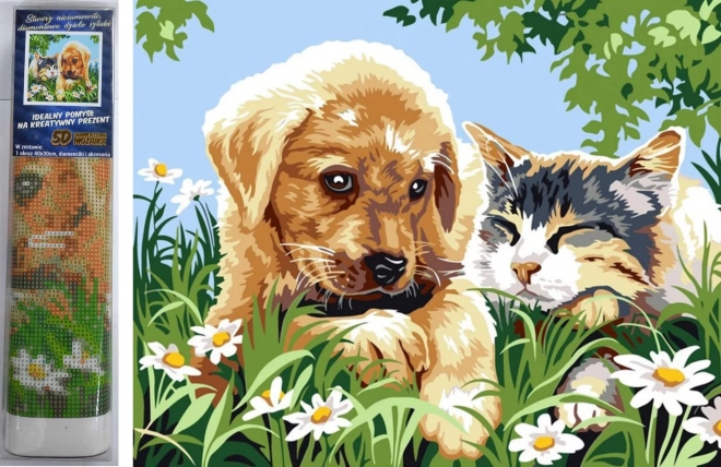 Diamond Painting Little Friends 30x40cm