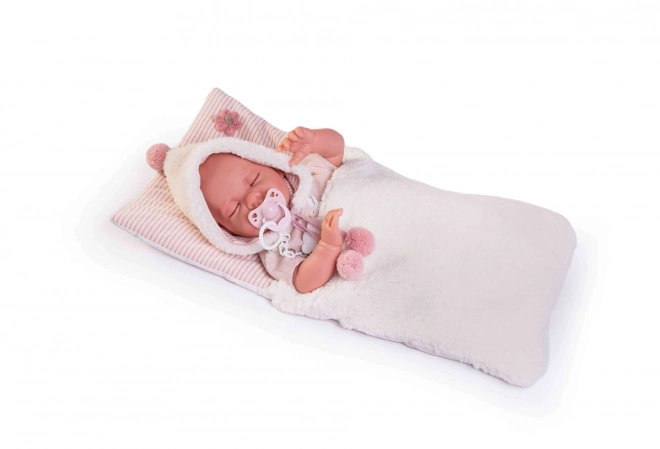 Realistic Sleeping Baby Doll with Soft Cloth Body - Antonio Juan