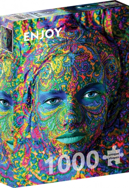 Enjoy Puzzle Beautifully Painted Woman 1000 Pieces