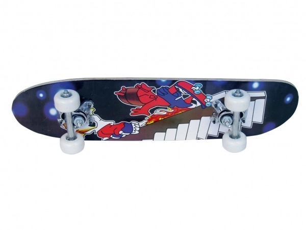 Kids Skateboard Black White