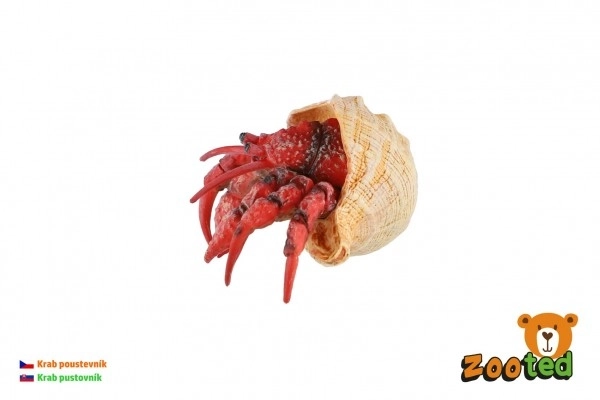 Hermit Crab Toy in Plastic 7cm