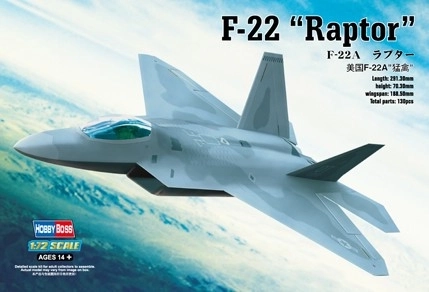 F-22A Raptor Plastic Model Kit