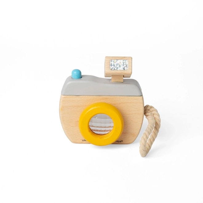 Wooden Camera with Flash Toy by Bigjigs Toys