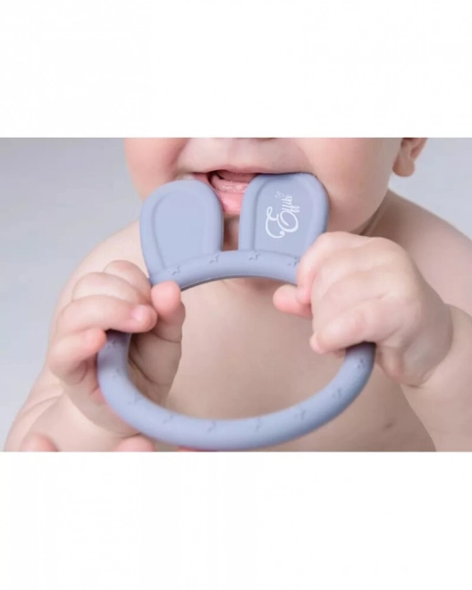 Silicone Teether Beige Bunny