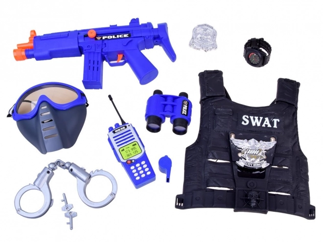 Police Officer Set with Vest and Accessories