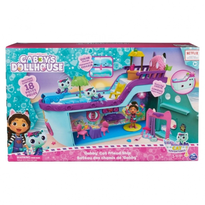 Gabi's Dollhouse Cruise Ship Playset