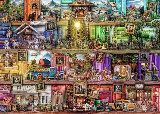 Ravensburger Dogs Library Puzzle 1000 Pieces