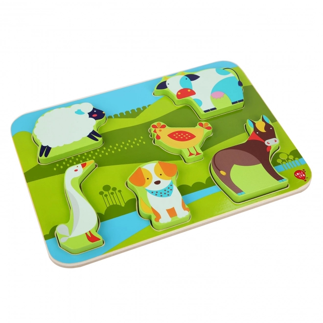 Farm Animals Wooden Puzzle