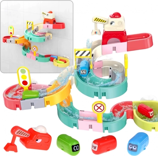 Circuit aquatique avec effet de douche