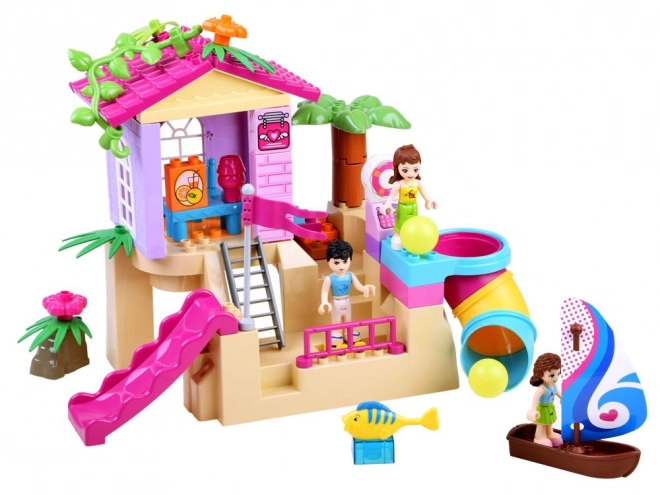 Colorful Building Blocks Beach House Set