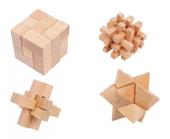 Small Foot Wooden Puzzle Set 4 pcs