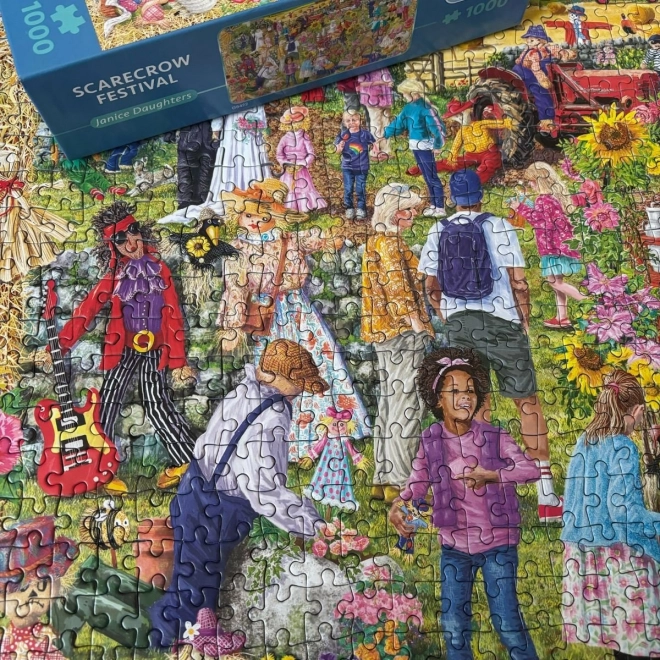 Gibsons jigsaw puzzle scarecrow festival 1000 pieces