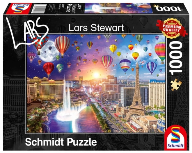 Schmidt Puzzle Day and Night: Las Vegas 1000 Pieces