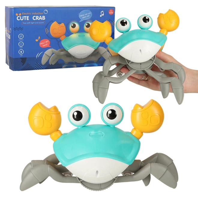 Interactive Crawling Crab Toy with Sound – Blue