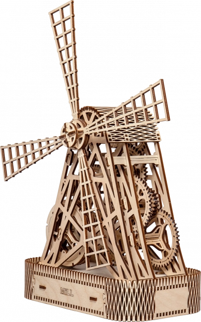 Wooden City 3D Windmill Puzzle