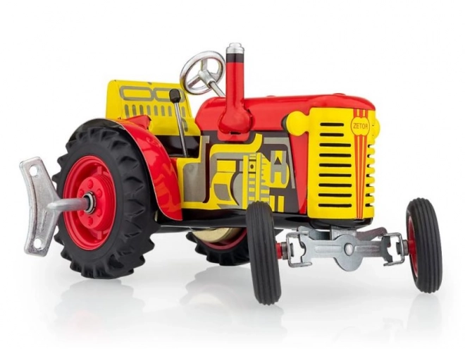 Red Zetor Tractor on Key 14cm 1:25 by Kovap