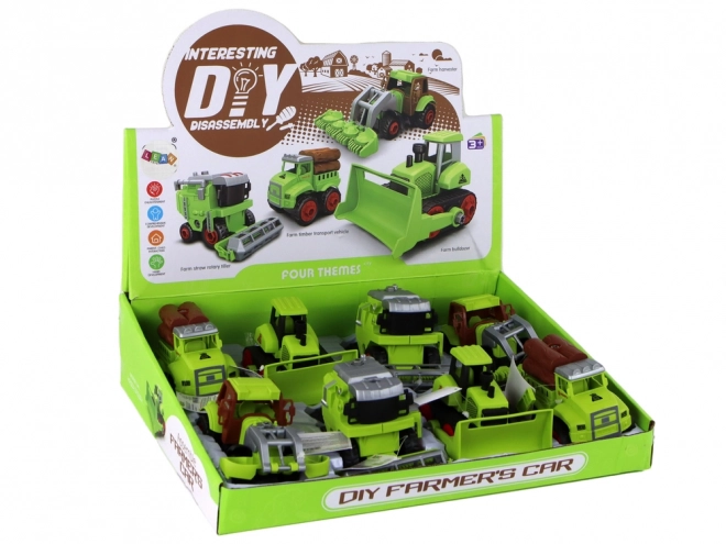 Build and Play Farm Vehicles Set for Kids