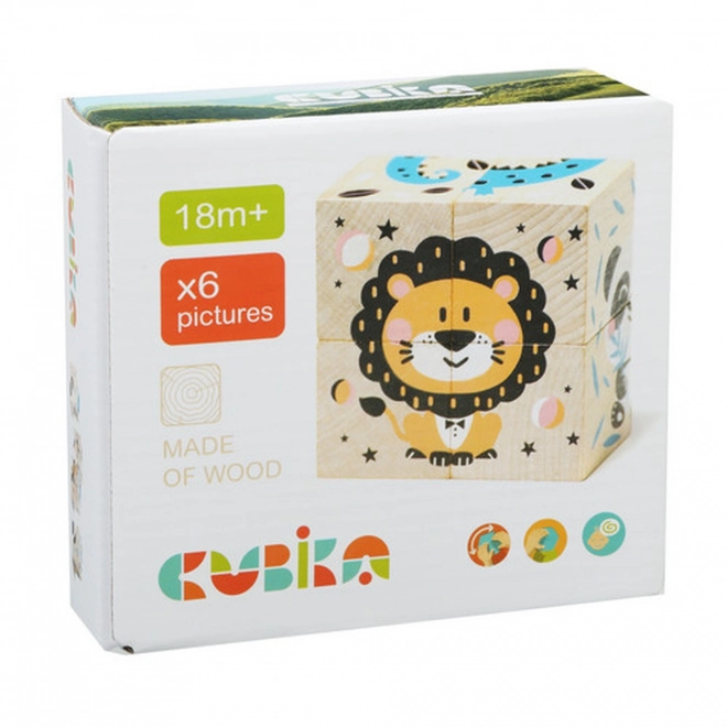 Cubika Happy Animals Puzzle Blocks