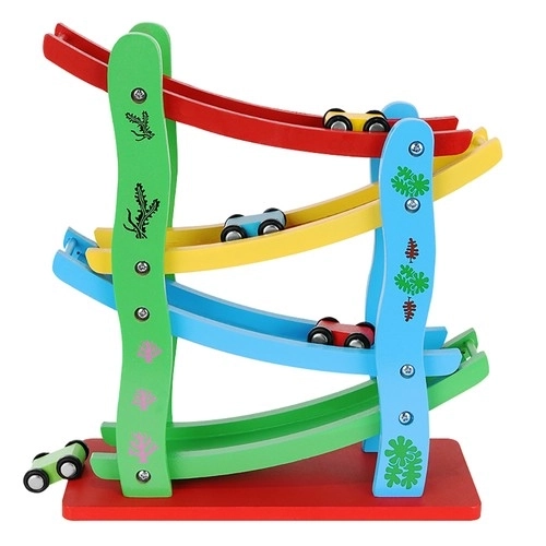 Wooden Slide Track for Toy Cars