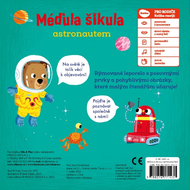 Méďula Šikula Astronautem - pohyblivé obrázky pro děti