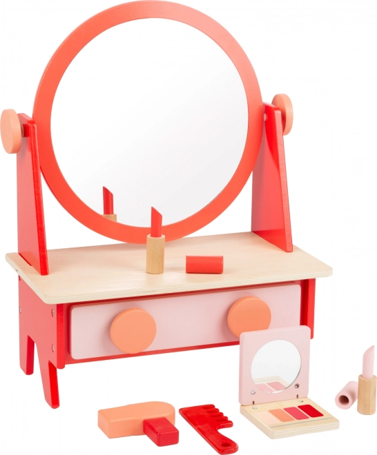 Small Foot Wooden Vanity Table Retro