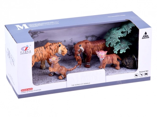 Safari Animal Figures Set with Leopard – A