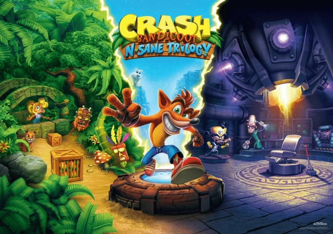 Puzzle Crash Bandicoot: N. Sane Trilogy 1000 pezzi
