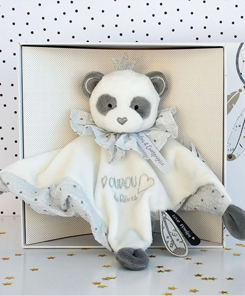 Plush Lovey Panda Gift Set