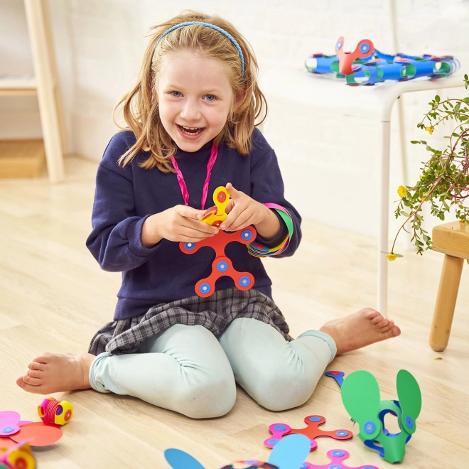Regenboog magnetische puzzel Clixo, 42 stukjes