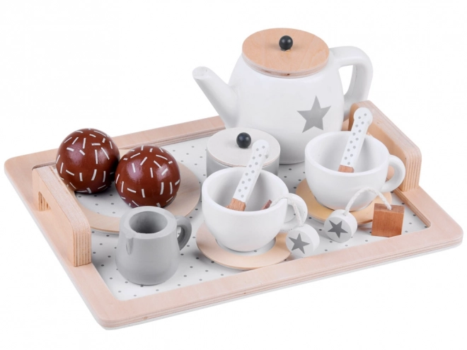 Charming Wooden Tea Set for Children