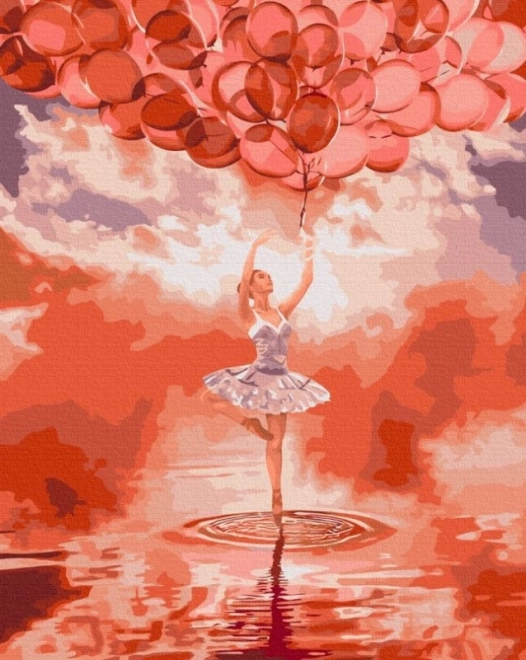 Painting by Numbers - Ballerina at Sunset