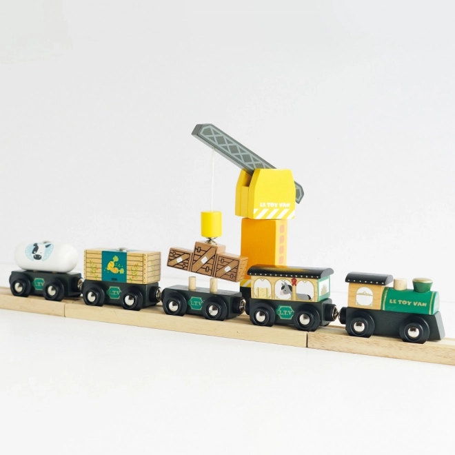 Green Freight Train by Le Toy Van