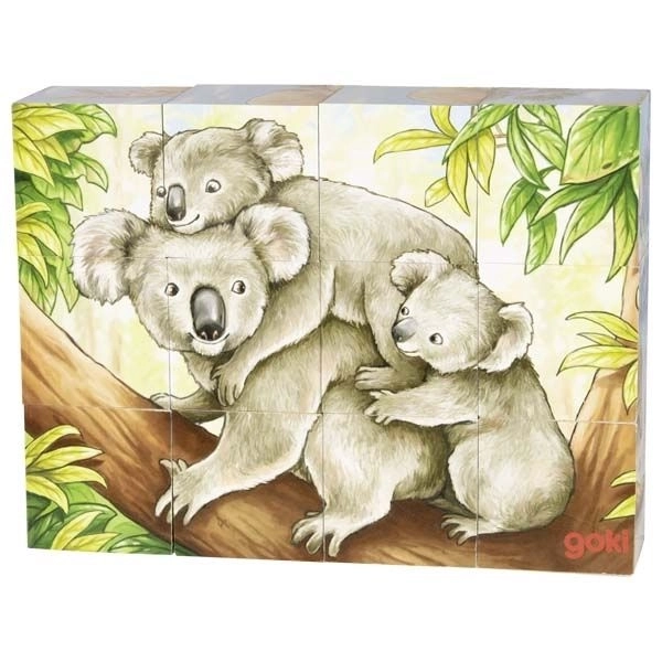 Goki Wooden Blocks Australian Animals