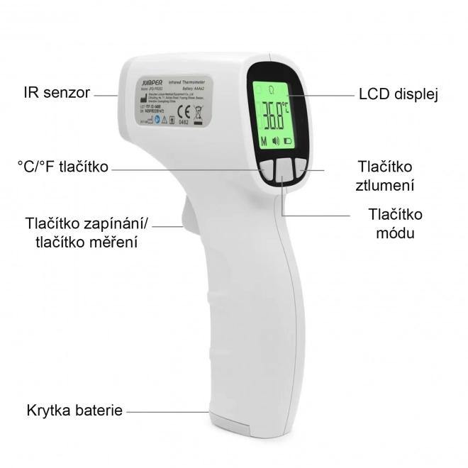 Digital Contactless Thermometer Blue