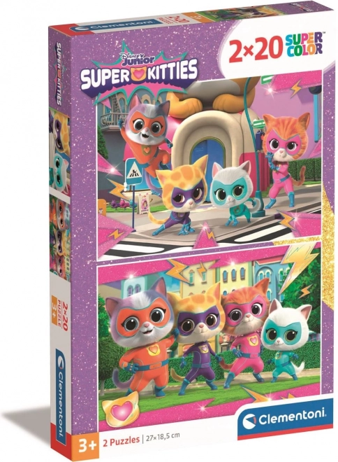 Clementoni Puzzle Supercat 2x20 Pieces