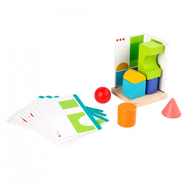 Simple Geometry Wooden Game by Lucy & Leo