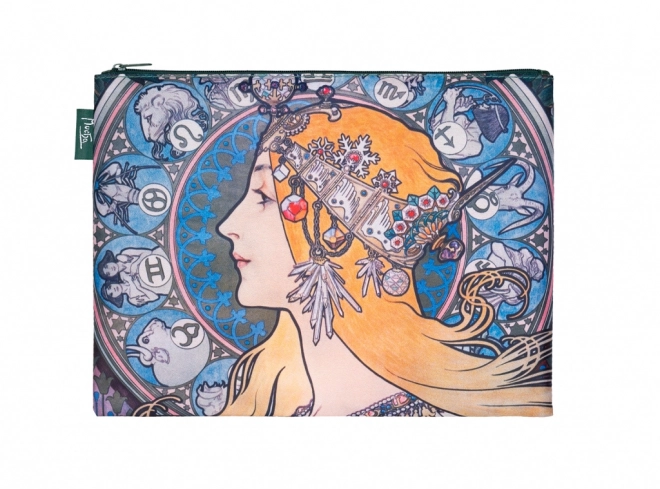 Set of 3 Mucha Zodiac Pouches