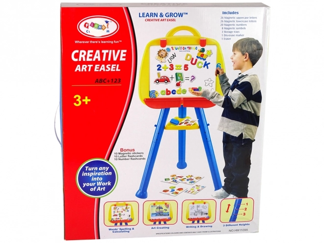 Standing Magnetic Drawing Board Blue