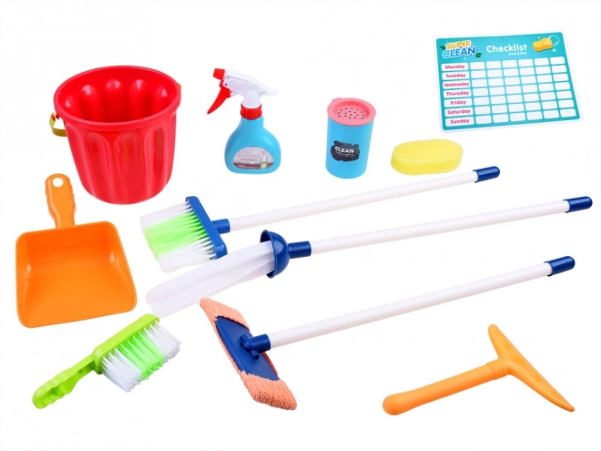 Cleaning Set with Mop and Accessories for Kids