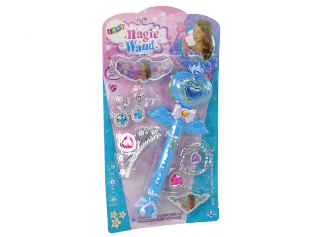 Interactive Magic Wand with Star Projector and Accessories