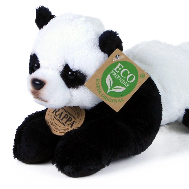 Plush Lying Panda 18 cm Eco-Friendly