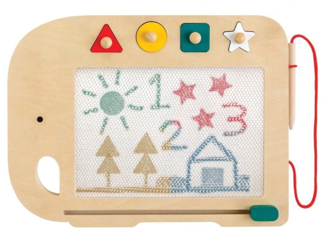 Petit Collage Wooden Magnetic Drawing Board