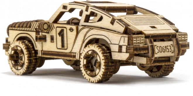 Wooden 3D Puzzle Rally Car Model