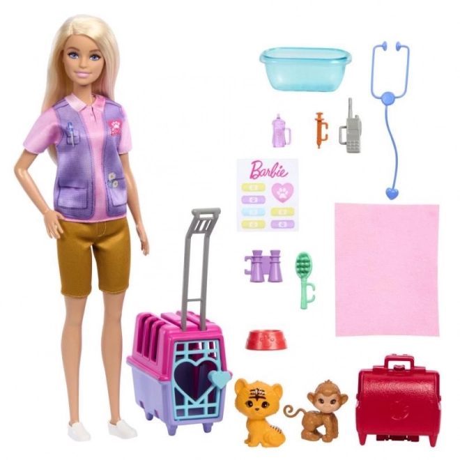 Barbie Rescues Animals Doll - Blonde