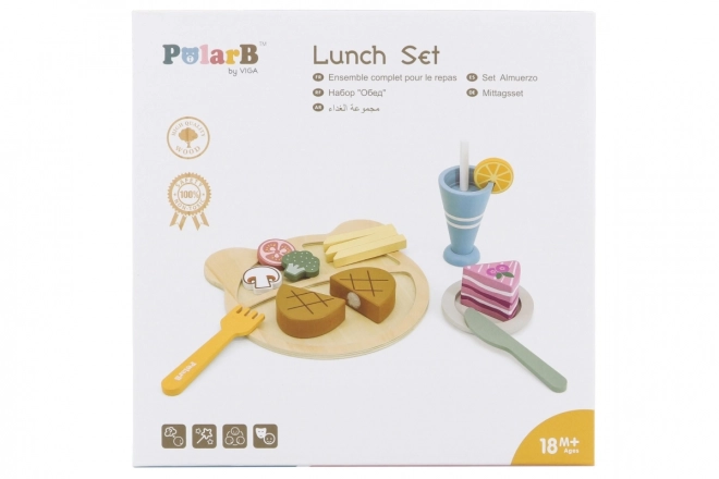 Wooden Lunch Set