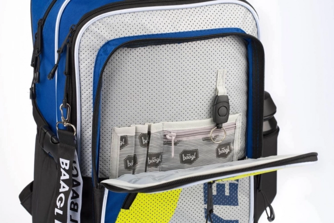 School Backpack Cubic Neon