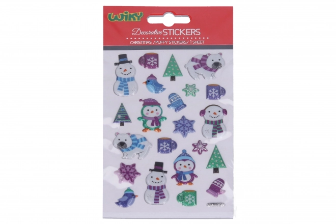 3D Christmas Stickers