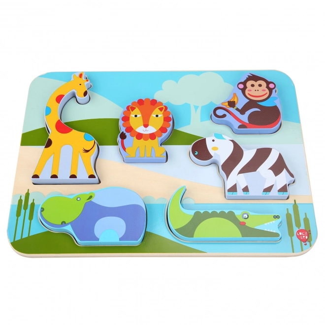 Wooden Animal Safari Puzzle