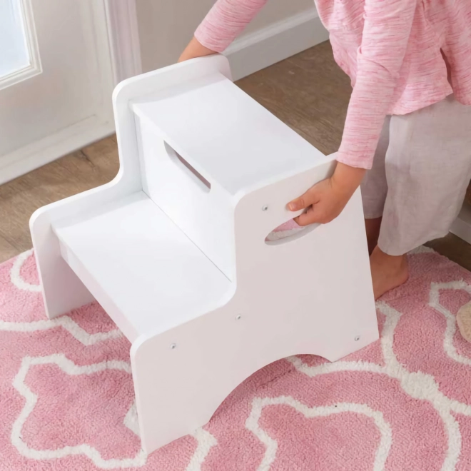 Kidkraft wooden step stool white